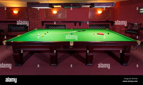 Pool Table Ball Set Up Hi Res Stock Photography And Images Alamy