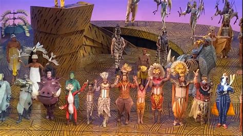 The Lion King West End Curtain Call May Youtube