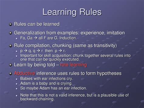 Ppt Logical And Rule Based Reasoning Part Ii Powerpoint Presentation Id5091029