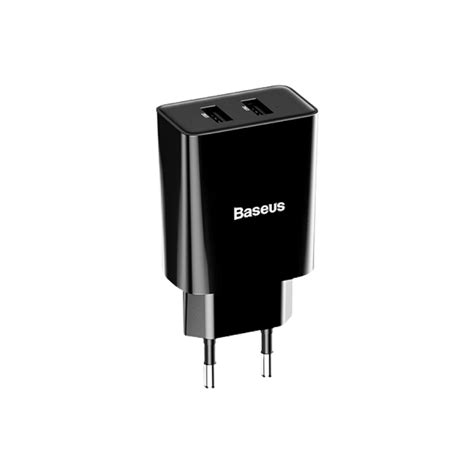 BASEUS CCFS R01 SPEED MINI DUAL U CHARGER BLACK PRICE IN BD TECHLAND BD