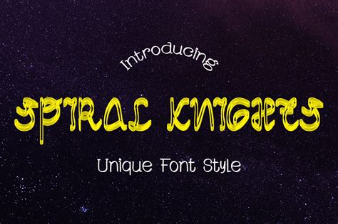 Spiral Knights Font By Aprianaart Creative Fabrica