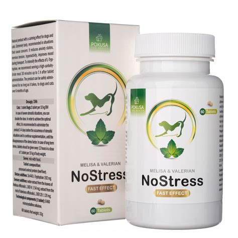 Pokusa Nostress Dla Kota Psa Stres Nerwy Tabl Allegro Pl