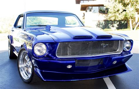 Blue Ford Mustang Gt Hardtop Mustangattitude Photo Detail