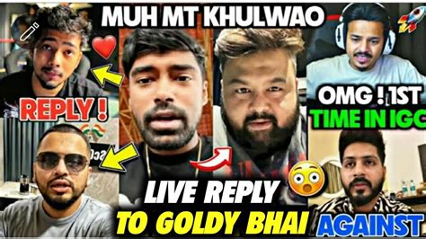 NEYOO Direct Reply To GOLDY BHAI Reply On Scout Sid MATTER S8uL Huge