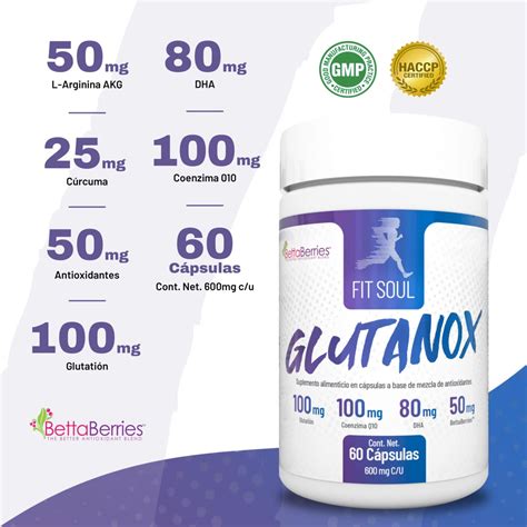 Glutanox El Mejor Antioxidante Para Tu Cuerpo Fit Soul