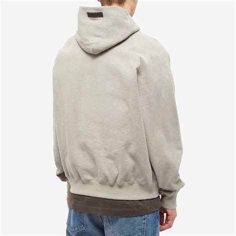 Fear Of God Essentials Knitted Raglan Hoodie Seal End