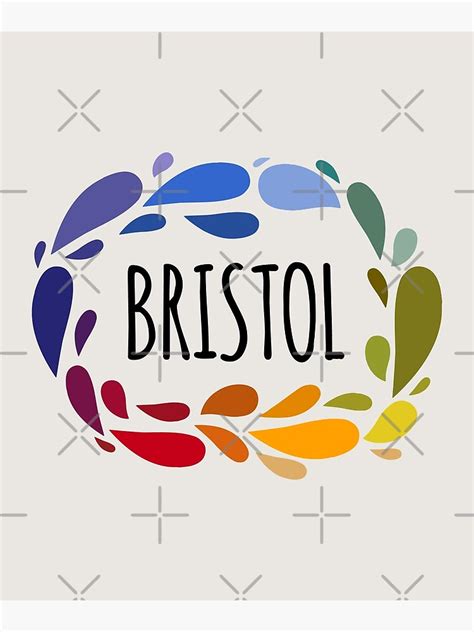 Bristol Name Cute Colorful T Named Bristol Poster For Sale By