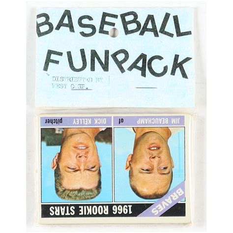 Topps Baseball Card Fun Pack With Cards Pristine Auction