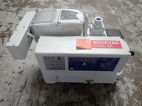 Leybold Sogevac SV 40 65 BIFC Rotary Vane Vacuum Pump SV40 BI EBay