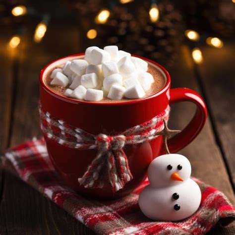 Premium AI Image An Amazing Photo Of Gourmet Hot Cocoa In A Beautiful