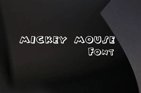 Mickey Mouse Font Free Download