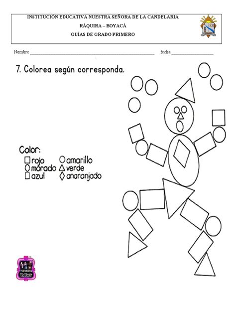 Colorea Figuras Geométricas 1 Pdf