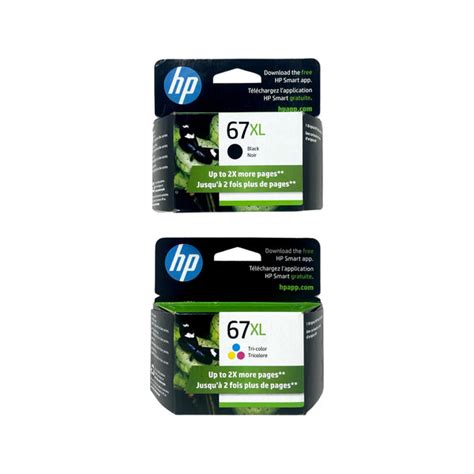 Original Hp 67xl 3yp30an Black And Color Ink Cartridge 2 Pack Doorstepink