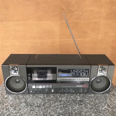 Vintage 1985 Panasonic Rx C41 Amfm Radio Cassette Mini Boombox £9865