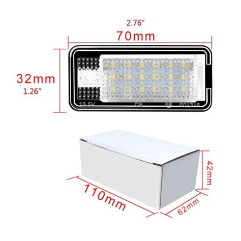 Buy Pcs Led K License Number Plate Light Lamp For A S A S