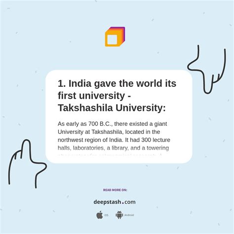 1 India Gave The World Its First University Takshashila University