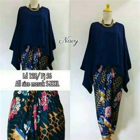 Top Javanese Blouse Batwing Jumbo Kebaya Batwing Unim Javanese Blouse