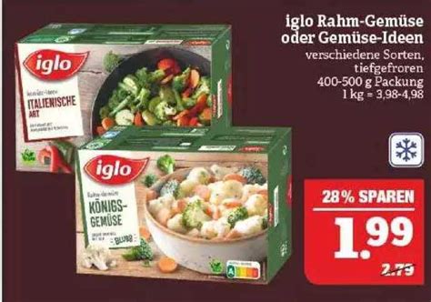 Iglo Rahm Gem Se Oder Gem Se Ideen Angebot Bei Marktkauf