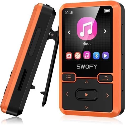 Lecteur Mp Sport Swofy M Bluetooth Avec Clip Portable Go Hifi