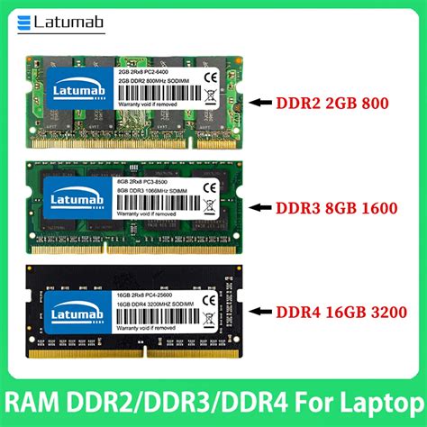 Latumab M Moire RAM Pour Ordinateur Portable SODIMM DDR4 DDR3 DDR3L