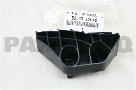 5256312040 Genuino Toyota RETENEDOR PARACHOQUES TRASERO LH SUPERIOR