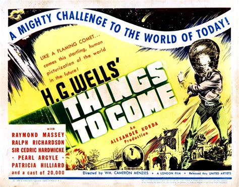 Things To Come Aka Hg Wells Things To Come 1936 Movie Poster