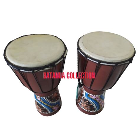 Jual Jimbe Djembe Tam Tam Gendang Alat Musik Tradisional Motif Lukis