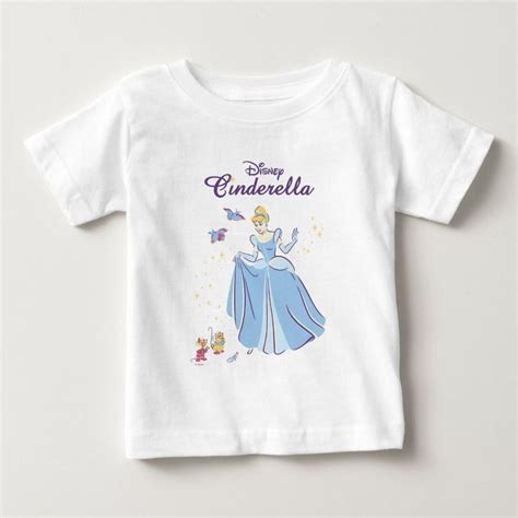 Cinderella Bibbidi Bobbidi Boo Baby T Shirt Zazzle Baby Tshirts