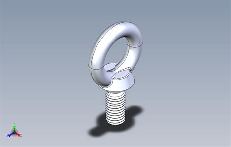 眼球螺栓 18 Iges 模型图纸免费下载 懒石网