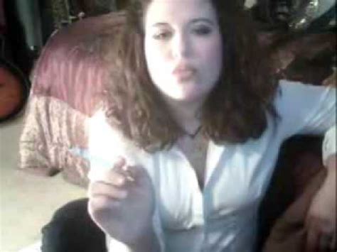 Hot Brunette Sexy Smoke Tease On Her Webcam YouTube