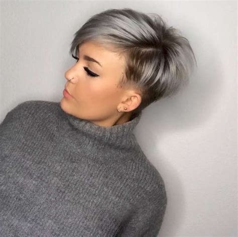 Short Pixie Haircuts For Gray Hair - Easy Hairstyles