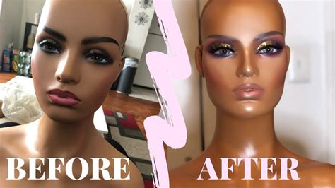 How To Mannequin Makeup Youtube