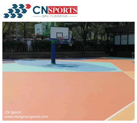 All Weather Outdoor Not Colour Change Synthetic Rubber Game Court