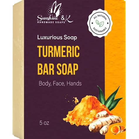 Turmeric Soap Bar Natural Luxurious Handmade Soap Bar With Turmeric Sunshine Handmade Soaps