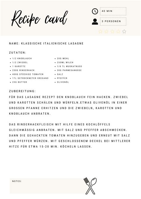Recipe Template A4 To Print Printable Recipe Template Recipe Template