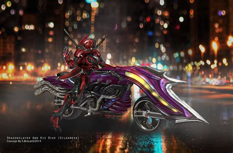 Dragon Slayer And His Bike Gilgamesh By Lee99 On Deviantart