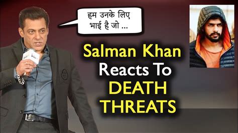 Salman Khan Befitting Reply To Threats From Lawrence Bishnoi Youtube