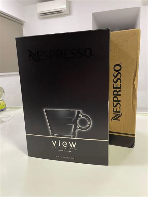 Nespresso View Collection Cappuccino Cup And Saucers X 2 Furniture