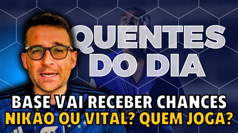 Atletas Da Base Ganhando Chance No Cruzeiro Nik O De Meia Ou Ponta