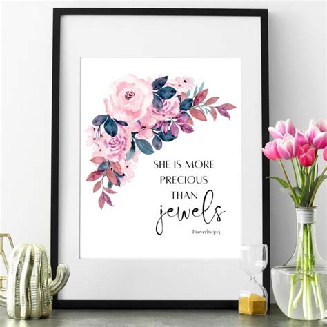 Proverbs 3 15 Etsy