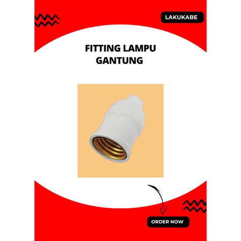 Jual Fitting Lampu Gantung Dv Fgb E Shopee Indonesia