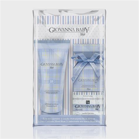 Kit Giovanna Baby Blue Col Nia Hidratante E Sabonete No Shoptime