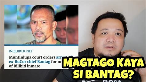 Susuko Kaya Warrant Of Arrest Ni DG Bantag Nilabas Na Ng Korte YouTube