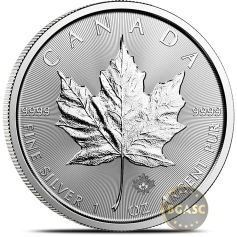 Buy Oz Silver Canadian Maple Leaf Bullion Coin Fine