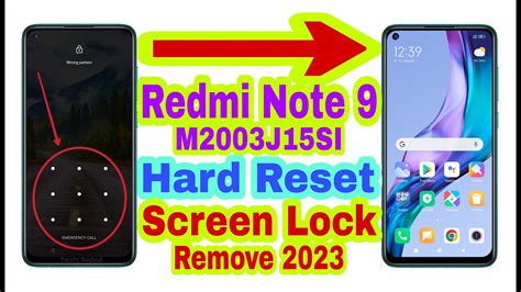 Redmi Note Screen Lock Remove Hard Reset Unlock Pattern Pin