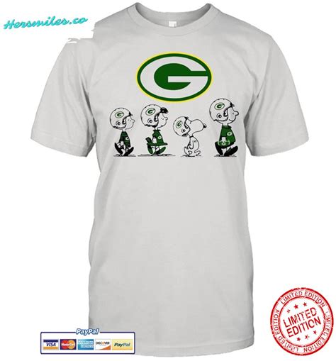 Snoopy Peanuts Green Bay Packers Shirt Hersmiles