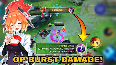 BEST ITEM BUILD FANNY AUTO SAVAGE 2 MANIAC DAMAGE HACK MOBILE