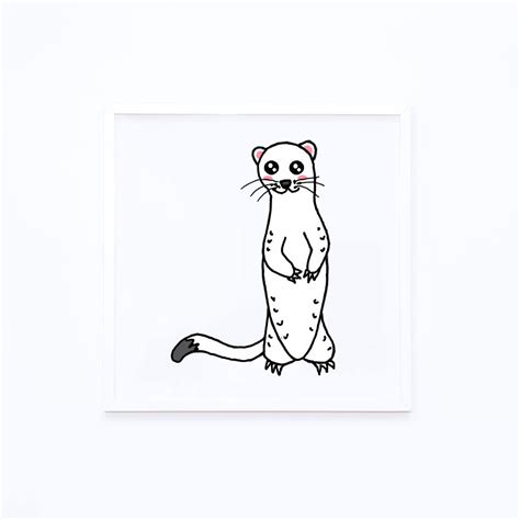 How To Draw A Ferret Step By Step Easy Drawing Guides Drawing Howtos