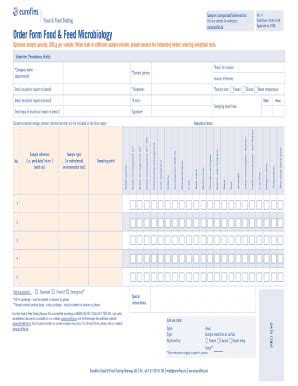 Fillable Online Sample Submission Forms Eurofins New Zealand Fax