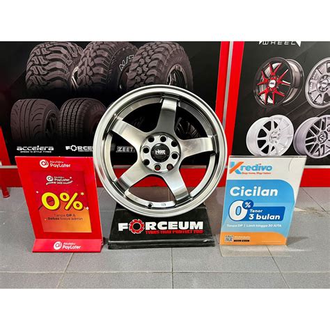 Jual VELG MOBIL CELONG TENDON HSR RING 15 LEBAR PCD 4X100 4X114 3 35